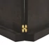 Kép 8/10 - VidaXL sötétbarna kezelt tömör tölgyfa fali polc 140 x 60 x (2-6) cm