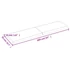 Kép 10/10 - VidaXL sötétbarna kezelt tömör tölgyfa fali polc 160 x 50 x (2-4) cm