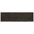 Kép 5/10 - VidaXL sötétbarna kezelt tömör tölgyfa fali polc 180 x 50 x (2-4) cm