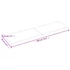 Kép 10/10 - VidaXL sötétbarna kezelt tömör tölgyfa fali polc 180 x 50 x (2-6) cm