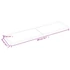 Kép 10/10 - VidaXL sötétbarna kezelt tömör tölgyfa fali polc 200 x 50 x (2-4) cm