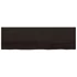 Kép 4/10 - VidaXL sötétbarna kezelt tömör tölgyfa fali polc 200 x 60 x (2-4) cm