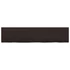 Kép 4/10 - VidaXL sötétbarna kezelt tömör tölgyfa fali polc 220 x 50 x (2-4) cm