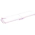 Kép 10/10 - VidaXL sötétbarna kezelt tömör tölgyfa fali polc 220 x 50 x (2-4) cm