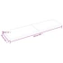 Kép 10/10 - VidaXL sötétbarna kezelt tömör tölgyfa fali polc 220 x 60 x (2-4) cm