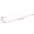 Kép 10/10 - VidaXL sötétbarna kezelt tömör tölgyfa fali polc 220 x 60 x (2-6) cm