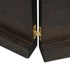 Kép 8/10 - VidaXL sötétbarna kezelt tömör asztallap 220x50x(2-4) cm