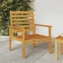Kép 3/10 - VidaXL 2 db tömör akácfa kerti kanapéfotel 66,5 x 65 x 81 cm