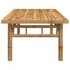 Kép 4/8 - VidaXL bambusz dohányzóasztal 110 x 55 x 35 cm