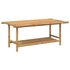 Kép 2/8 - VidaXL bambusz dohányzóasztal 110x55x45 cm