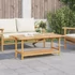 Kép 1/8 - VidaXL bambusz dohányzóasztal 110x55x45 cm