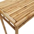 Kép 7/8 - VidaXL bambusz kerti étkezőasztal 110 x 55 x 75 cm