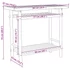 Kép 7/7 - VidaXL bambusz konzolasztal 90 x 37 x 75 cm