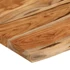 Kép 7/8 - VidaXL tömör akácfa téglalap alakú fali polc 60 x 40 x 2,5 cm