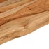 Kép 6/8 - VidaXL tömör akácfa téglalap alakú fali polc 110 x 20 x 3,8 cm