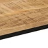 Kép 5/10 - VidaXL tömör nyers mangófa és vas tálalóasztal 110 x 30 x 75 cm