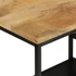 Kép 4/10 - VidaXL tömör nyers mangófa és vas tálalóasztal 110 x 30 x 75 cm