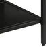 Kép 6/10 - VidaXL tömör nyers mangófa és vas tálalóasztal 110 x 30 x 75 cm