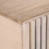Kép 6/10 - VidaXL fehér tömör mangófa dohányzóasztal 100 x 55 x 40 cm
