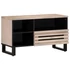 Kép 1/10 - VidaXL tömör mangófa TV-szekrény 80 x 34 x 46 cm