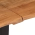 Kép 6/10 - VidaXL tömör akácfa és acél pad 160 cm