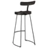Kép 4/10 - VidaXL 2 db fekete tömör mangófa bárszékek 49x43x103 cm
