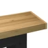 Kép 6/9 - VidaXL konzolasztal NOAIN U alakú lábak 120x30x75 cm tömör fa fenyőfa