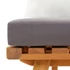Kép 6/7 - VidaXL tömör akácfa kerti pad párnákkal 115 cm