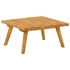 Kép 4/6 - VidaXL tömör akácfa kerti lábzsámoly párnával 60 x 60 x 29 cm
