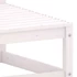 Kép 4/5 - VidaXL fehér tömör fenyőfa kerti lábtartó 70 x 70 x 30 cm