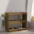 Kép 3/9 - VidaXL mézbarna tömör fenyőfa könyvszekrény 80 x 35 x 71 cm
