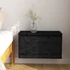 Kép 1/10 - VidaXL fekete tömör fenyőfa faliszekrény 60 x 30 x 35 cm