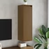 Kép 1/10 - VidaXL 2 db mézbarna tömör fenyőfa faliszekrény 30 x 30 x 100 cm