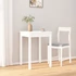 Kép 5/9 - VidaXL fehér tömör fenyőfa ebédlőasztal 55 x 55 x 75 cm